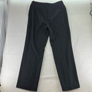 Focus 2000 Dress Pants Straight Leg Black Womens Size 14 Mid Rise